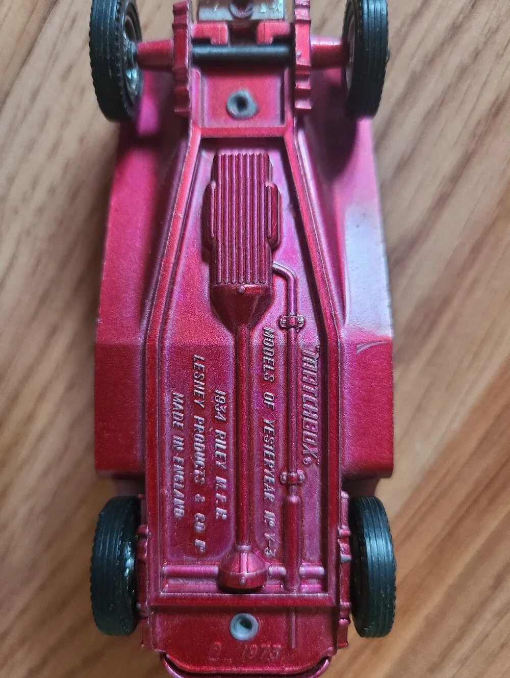 Red Matchbox Models of Yesteryear No. Y-3